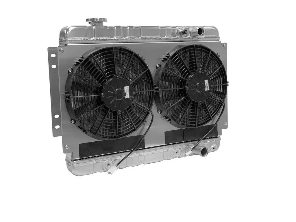 Dewitts Radiator Radiator w/Fans Chevelle LS 73-77 Auto Trans Raw 32-6139034A