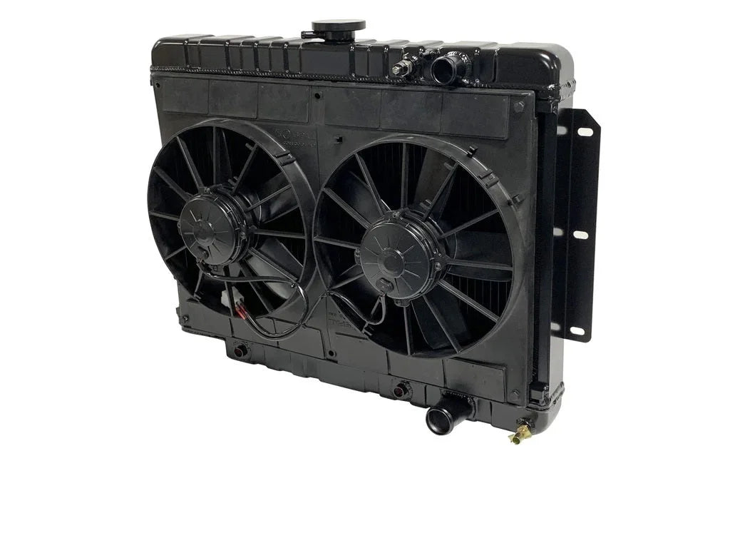 Dewitts Radiator Radiator w/Fans Impala LS 59-64 Auto Trans Blk 32-6239014A