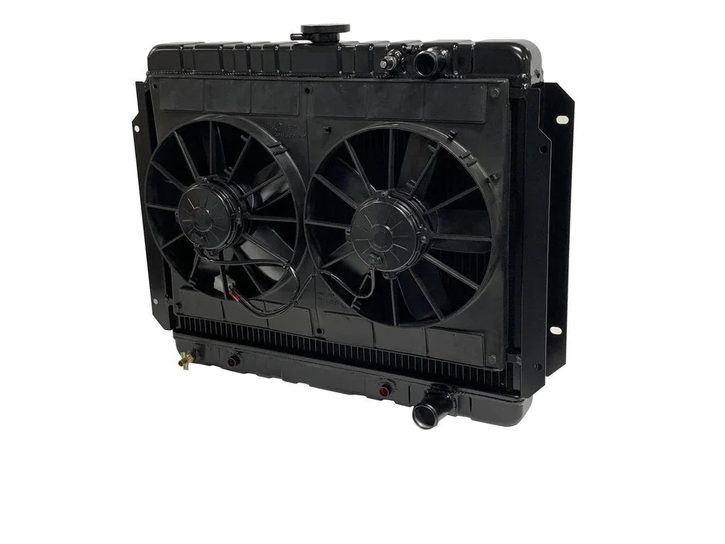 Dewitts Radiator Radiator w/Fans Impala LS 65-70 Auto Trans Blk 32-6239016A