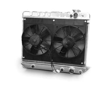 Load image into Gallery viewer, Dewitts Radiator Radiator w/Fans Nova 62-67 LS Auto Trans Raw 32-6139010A