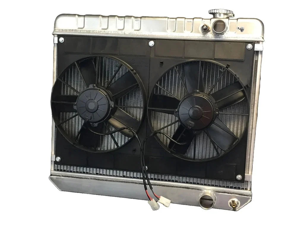Dewitts Radiator Radiator w/Fans Nova LS 73-74 Manual Trans Raw 32-6139035M