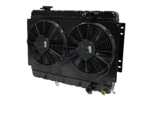 Load image into Gallery viewer, Dewitts Radiator Radiator w/fans Chevelle 64-67 LS Man Trans Blk 32-6239002A
