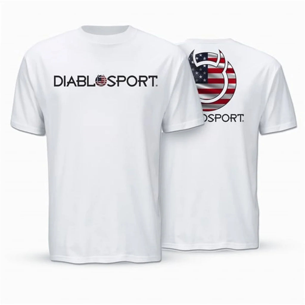 DiabloSport Show your USA pride with our flag themed DiabloSport t-shirt! G1076