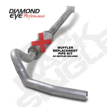 Load image into Gallery viewer, Diamond Eye KIT 4in CB MFLR RPLCMENT PIPE SGL AL: 01-05 CHEVY/GMC 6.6L 2500/3500 - Detail View