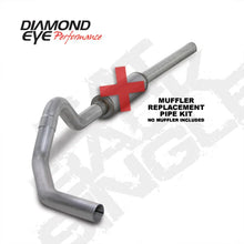 Load image into Gallery viewer, Diamond Eye KIT 4in CB MFLR RPLCMENT PIPE SGL AL: 2004.5-2007.5 DODGE CUMMINS 600 - Side View