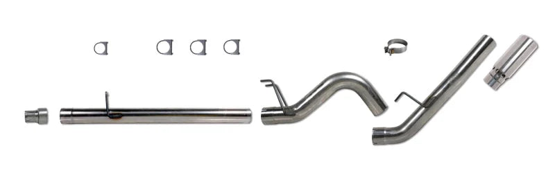 Diamond Eye KIT 4in DPF-BACK SGL AL 08-09 6 4L F250/F350 PCKGD BX46X14X14OD EL-PL 44inX13 5inX13 5in - Detail View