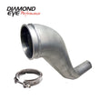 Load image into Gallery viewer, Diamond Eye KIT 4in DWNP HX40 TURBO-DIRECT FLANGE W/ V-Band CLAMP AL DODGE 94-02 - Side View