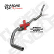 Load image into Gallery viewer, Diamond Eye KIT 4in TB MFLR RPLCMENT PIPE SGL AL: 2-WHEEL DRIVE ONLY 89-93 DODGE CUMMINS 5.9L - Side View