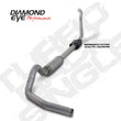 Load image into Gallery viewer, Diamond Eye KIT 4in TB SGL AL: 94-97 FORD 7.3L F250/F350 PWRSTROKE NFS W/ CARB EQUIV STDS - Main Product View