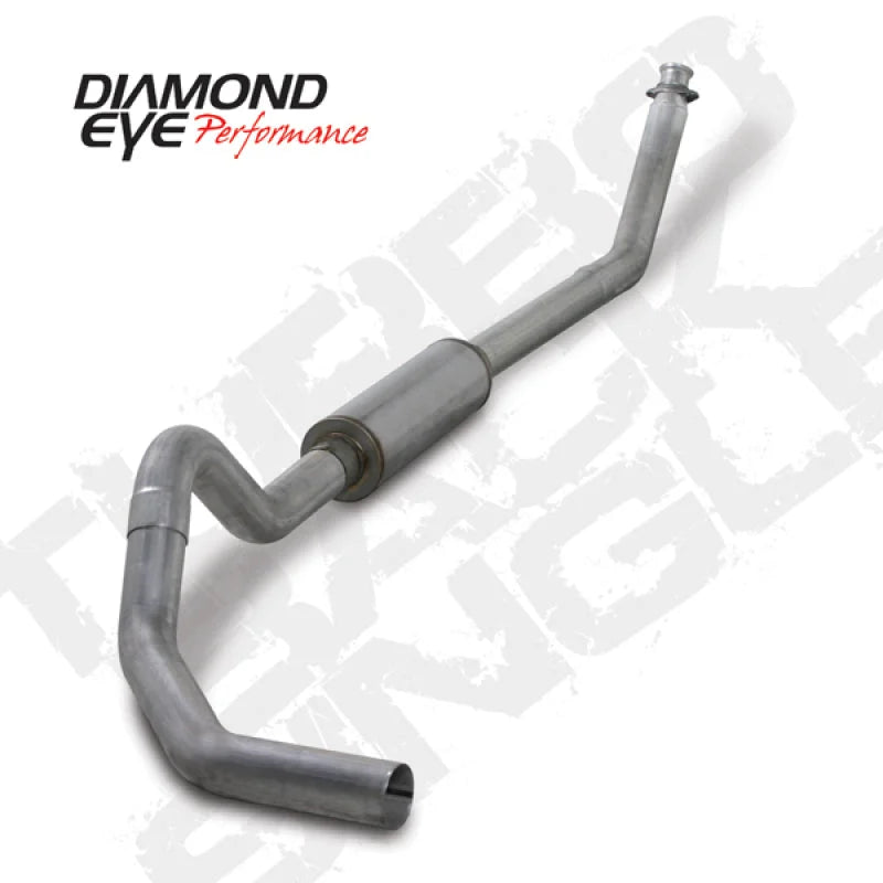 Diamond Eye KIT 4in TB SGL AL: 98.5-02 DODGE CUMMINS 5.9L - Side View