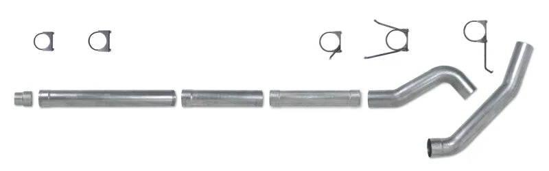 Diamond Eye KIT 5in CB MFLR RPLCMENT PIPE SGL AL: 2004.5-2007.5 DODGE CUMMINS 600 - Side View