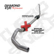 Load image into Gallery viewer, Diamond Eye KIT 5in TB MFLR RPLCMENT PIPE SGL ALUM 94-97 5 7 3L F250/F350 PWRSTROKE NFS W CARB STDS - Main Product View