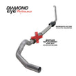 Load image into Gallery viewer, Diamond Eye KIT 5in TB MFLR RPLCMENT PIPE SGL ALUM 94-97 5 7 3L F250/F350 PWRSTROKE NFS W CARB STDS - Side View
