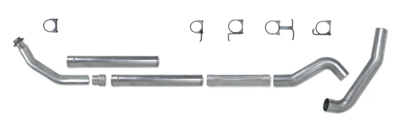 Diamond Eye KIT 5in TB SGL MFLR RPLCMENT PIPE AL: 94-02 DODGE CUMMINS 5.9L W/ RP #510220 - Side View