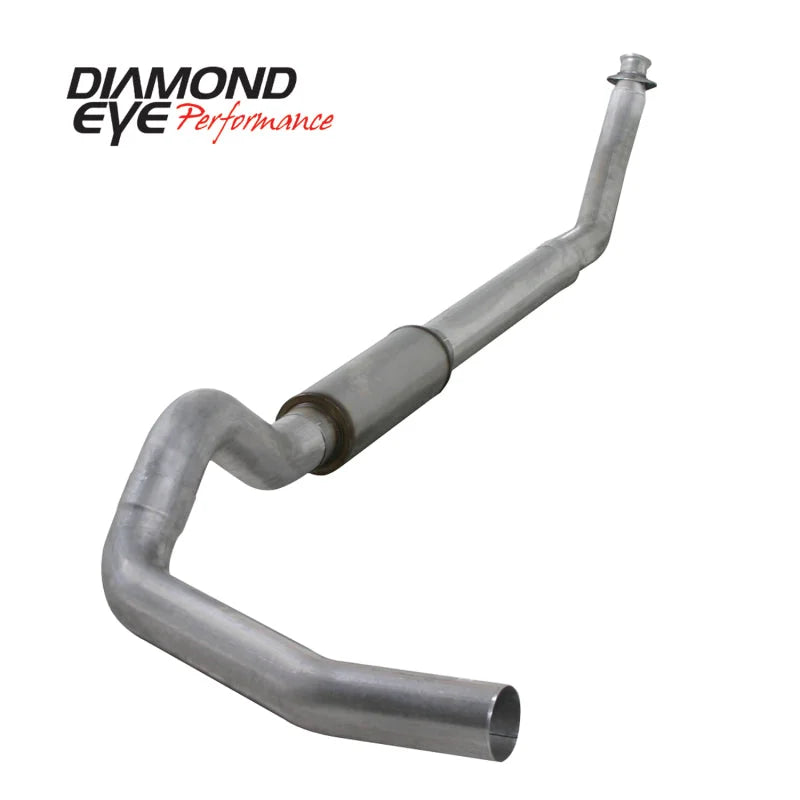 Diamond Eye KIT 5in TB SGL MFLR RPLCMENT PIPE AL: 94-02 DODGE CUMMINS 5.9L W/ RP #510220 - Installation View