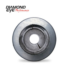 Load image into Gallery viewer, Diamond Eye MFLR 4inID SGL IN/SGL OUT 7inDIA X 24in BODY 30in LENGTH PERF SLOTTED ENDS 409 SS - Main Product View