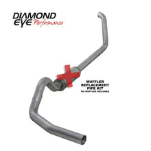 Load image into Gallery viewer, Diamond Eye Performance 4in Turbo-Back Single Aluminized Muffler Replacement Pipe fits 2000-2003 Ford F-250 / F-350 7.3L