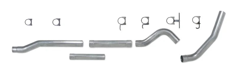 Diamond Eye Performance KIT 4in CB MFLR RPLCMENT Pipe SGL AL fits 2003-2007 Ford F-250 Super Duty / F-350 Super Duty - Sid...