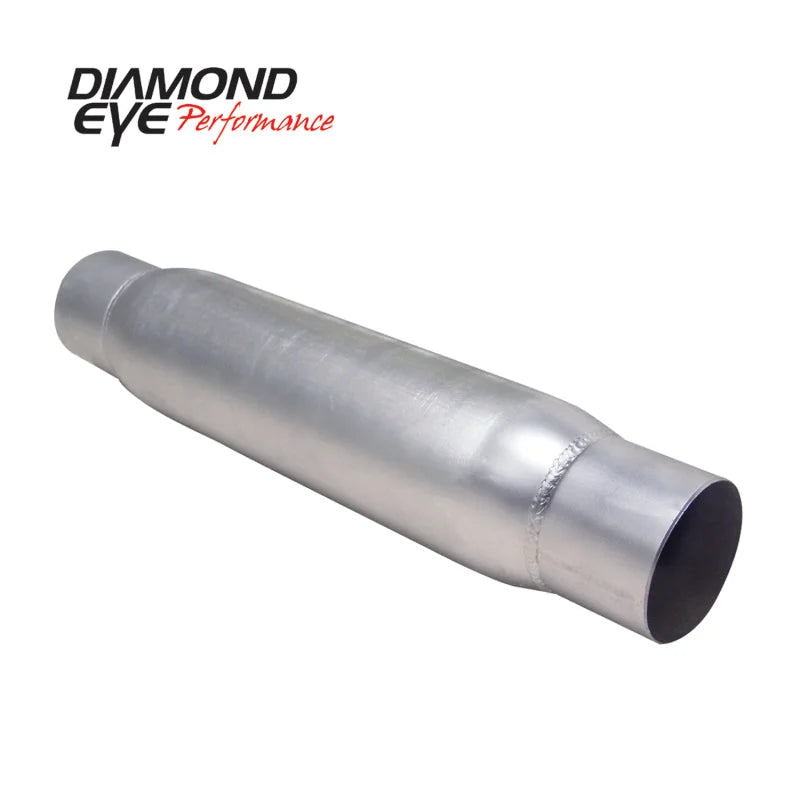 Diamond Eye RESONATOR 4in W/ ENDS (CLAMPED) AL - Main Product View
