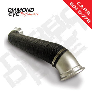Diamond Eye TURBO-DIRECT 3in AL CHEVY/GMC LLY LBZ LLM DURAMAX 04-10 - Back View