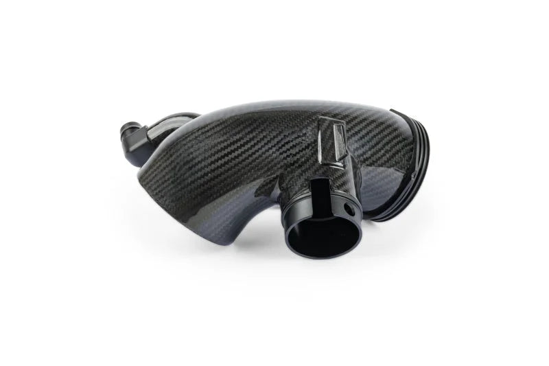 Dinan 25-27 BMW M340i/M440i (G20/G21/G22/G23/G26) Gen3 B58 Carbon Fiber Turbo Inlet Pipe - Back View