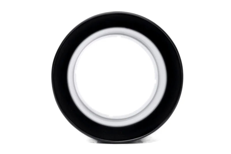 Dinan Double-Walled 4.5in Clamp-On Exhaust Tip - Black - 4.5in Outlet / 3.25in Inlet - Side View