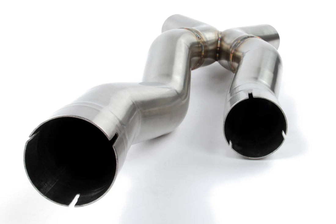 Dinan Resonator Delete Kit - Installation View