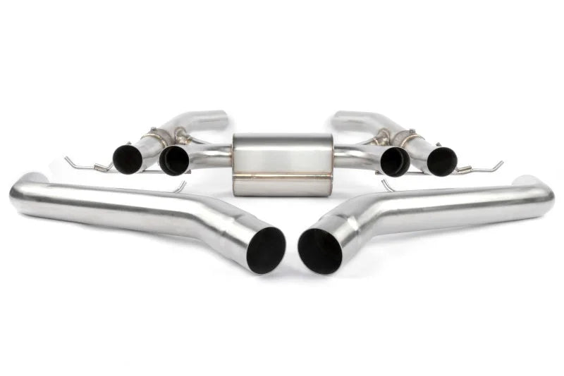 Dinan Valved Axleback Exhaust System - Black Tips fits 2021-2026 BMW M3 / BMW M3/M4 / 2021-2026 BMW M4 - Additional View 9