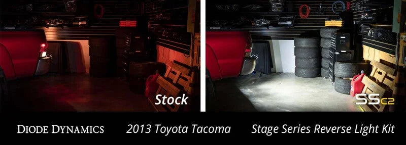 Diode Dynamics 05-15 Toyota Tacoma C1 Sport Stage Series Reverse Light Kit - Back View
