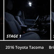 Load image into Gallery viewer, Diode Dynamics 05-15 Toyota Tacoma Interior LED Kit Cool White Stage 1 - Side View