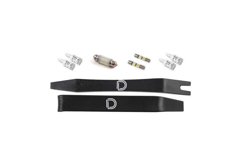 Diode Dynamics 05-15 Toyota Tacoma Interior LED Kit Cool White Stage 1 - Back View
