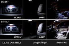 Load image into Gallery viewer, Diode Dynamics 06-10 Dodge Charger Interior LED Kit Cool White Stage 2 - Side View