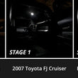 Load image into Gallery viewer, Diode Dynamics 07-14 Toyota FJ Cruiser Interior LED Kit Cool White Stage 2 - Back View