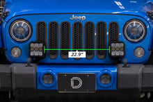 Load image into Gallery viewer, Diode Dynamics 07-18 Jeep JK Wrangler SS5 Bumper LED Pod Light Kit - Yellow Pro Driving - Back View