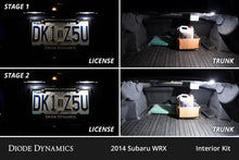 Load image into Gallery viewer, Diode Dynamics 08-14 Subaru WRX Interior LED Kit Cool White Stage 2 - Side View