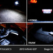 Load image into Gallery viewer, Diode Dynamics 08-15 Infiniti G37 Coupe/Convertible Interior LED Kit Cool White Stage 1 - Back View