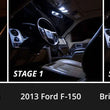 Load image into Gallery viewer, Diode Dynamics 09-14 d F-150 Interior LED Kit Cool White Stage 1 - Back View