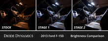 Load image into Gallery viewer, Diode Dynamics 09-14 d F-150 Interior LED Kit Cool White Stage 1 - Back View