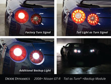 Load image into Gallery viewer, Diode Dynamics 09-21 Nissan GT-R Tail as Turn +Backup Module (USDM) Module Only - Installation View