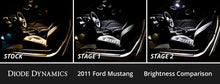 Load image into Gallery viewer, Diode Dynamics 10-14 d Mustang Interior LED Kit Cool White Stage 1 - Side View