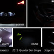 Load image into Gallery viewer, Diode Dynamics 10-16 Hyundai Genesis Coupe Interior Kit Stage 2 - Red - Side View