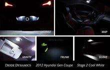 Load image into Gallery viewer, Diode Dynamics 10-16 Hyundai Genesis Coupe Interior Kit Stage 2 - Red - Additional View 5