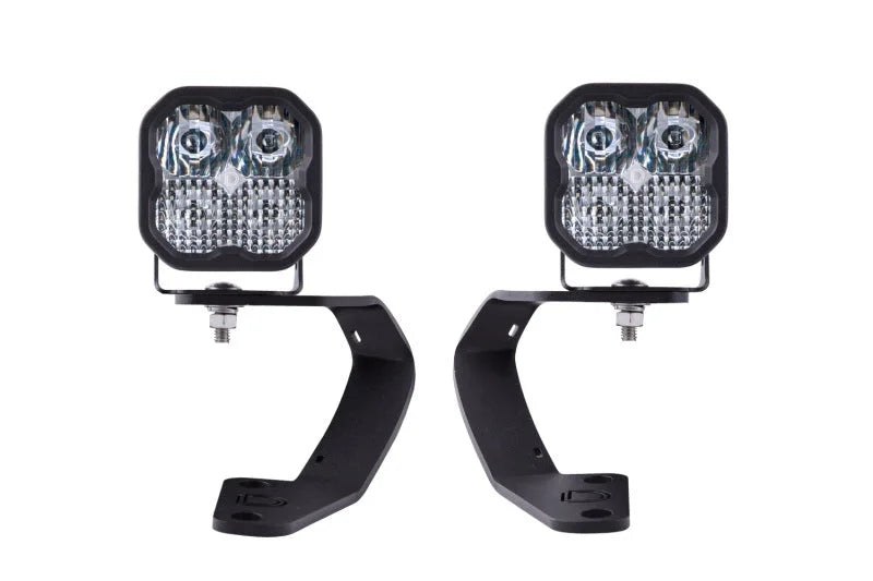 Diode Dynamics 10-21 Toyota 4Runner SS3 LED Ditch Light Kit Sport - White Combo - Main Product View