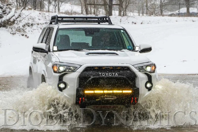 Diode Dynamics 10-21 Toyota 4Runner Stage Series 2in LED Ditch Light Kit - Sport Yellow Combo - Additional View 8