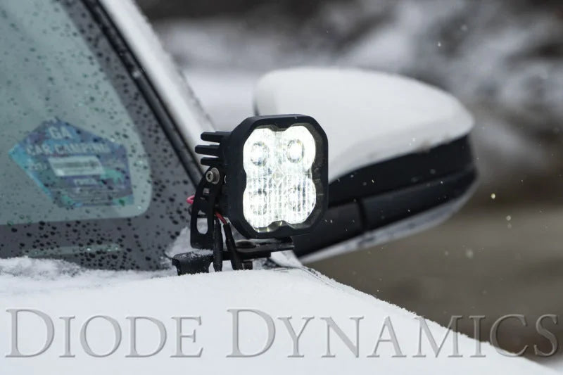 Diode Dynamics 10-21 Toyota 4Runner Stage Series 2in LED Ditch Light Kit - Sport Yellow Combo - Additional View 9