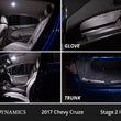 Load image into Gallery viewer, Diode Dynamics 11-15 Chevrolet Cruze Interior LED Kit Cool White Stage 2 - Installation View
