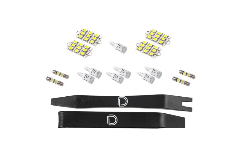 Diode Dynamics 11-23 Dodge Charger Interior LED Kit Cool White Stage 1 - Back View