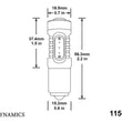 Load image into Gallery viewer, Diode Dynamics 1156 LED Bulb HP11 LED - Amber (Single) - Side View