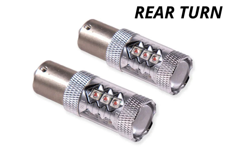 Diode Dynamics 1156 LED Bulb HP11 LED - Red (Pair) - Installation View