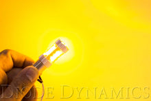 Load image into Gallery viewer, Diode Dynamics 1156 LED Bulb HP48 LED - Amber (Pair) - Back View